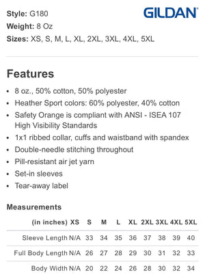 Gildan Gray Sweatshirt